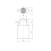 Cotas Candado electronico XL35