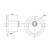 Cilindro electronico R29 dimensiones