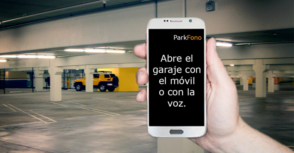 Control de accesos para garaje desde movil parking