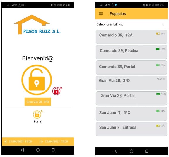smart lock Cerraduras electronicas para pisos turisticos
